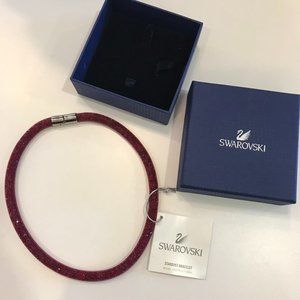 Swarovski Crystal Red Stardust Double Bracelet/Choker